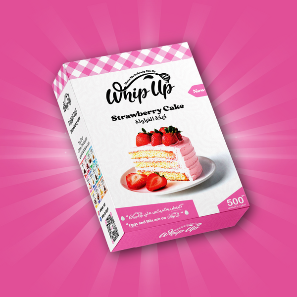 كيكة الفراولة